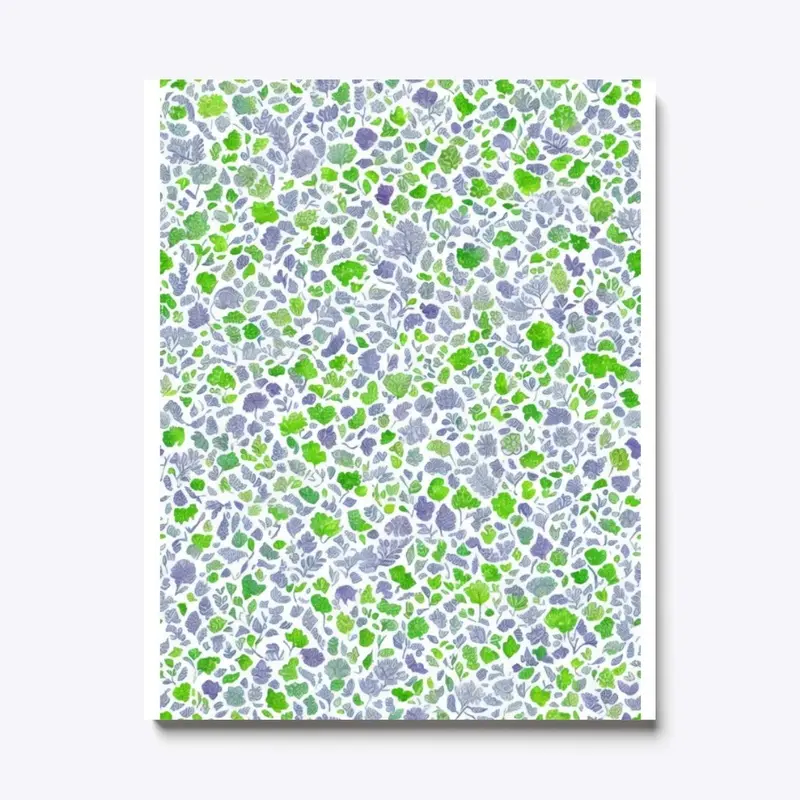 white and green pattern