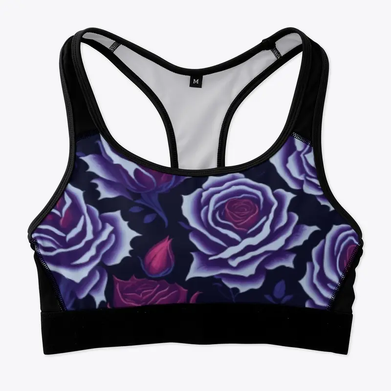 RED AND PURPLE ROSE DESIGN